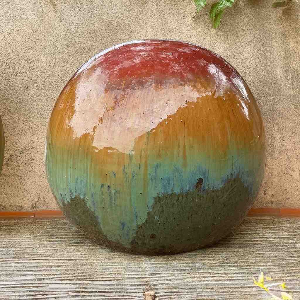 5012 Textured Ceramic Garden Sphere - 1 pc.