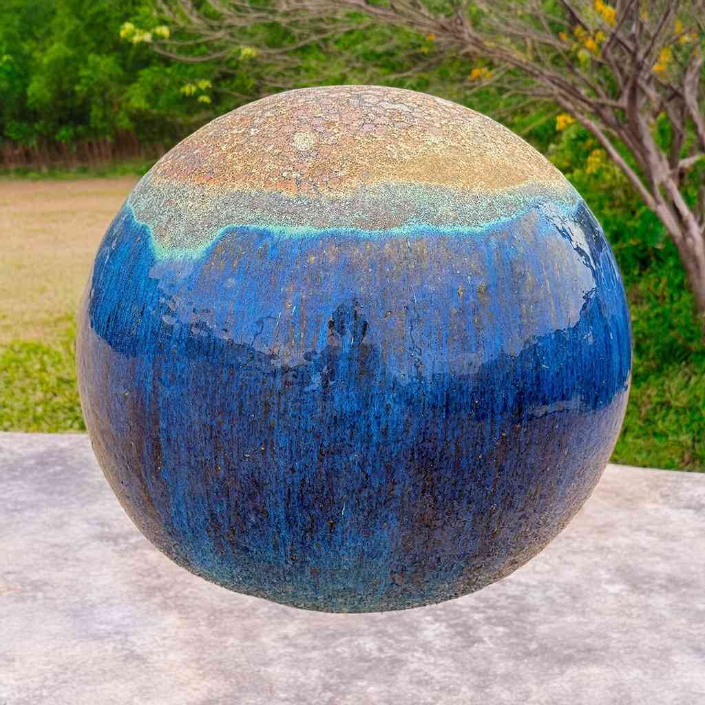 5012 Textured Ceramic Garden Sphere - 1 pc.
