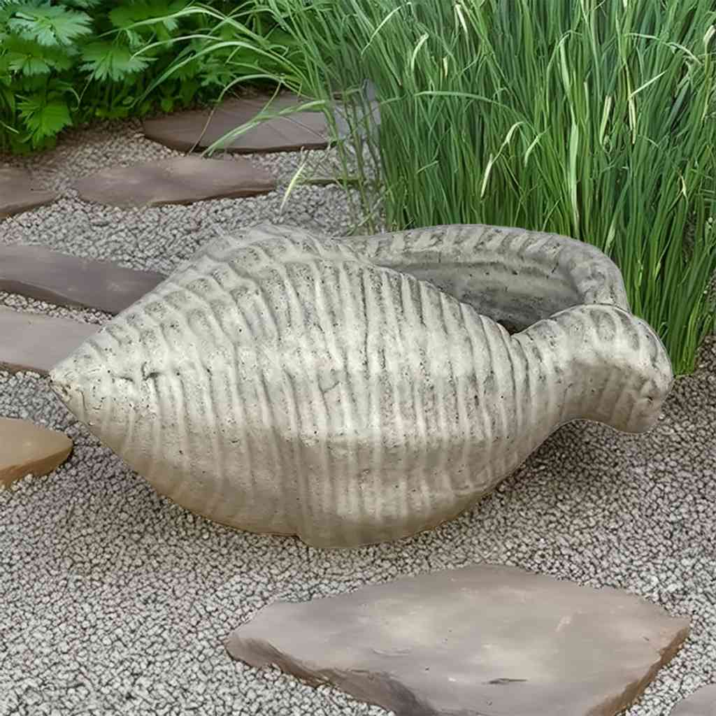 5090 Seashell Ceramic Garden Accent - 1 pc.