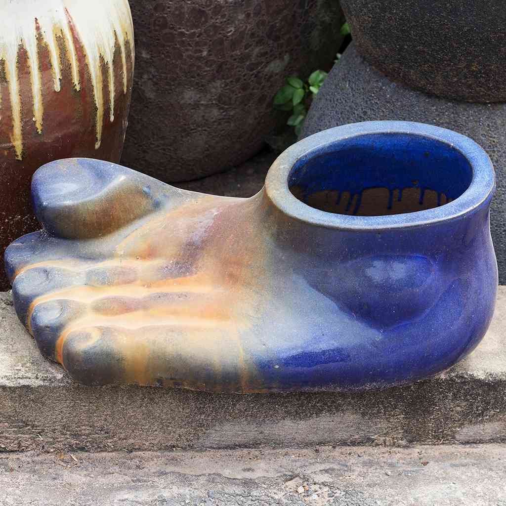 5095 Whimsical Foot-Shaped Planter - 1 pc.