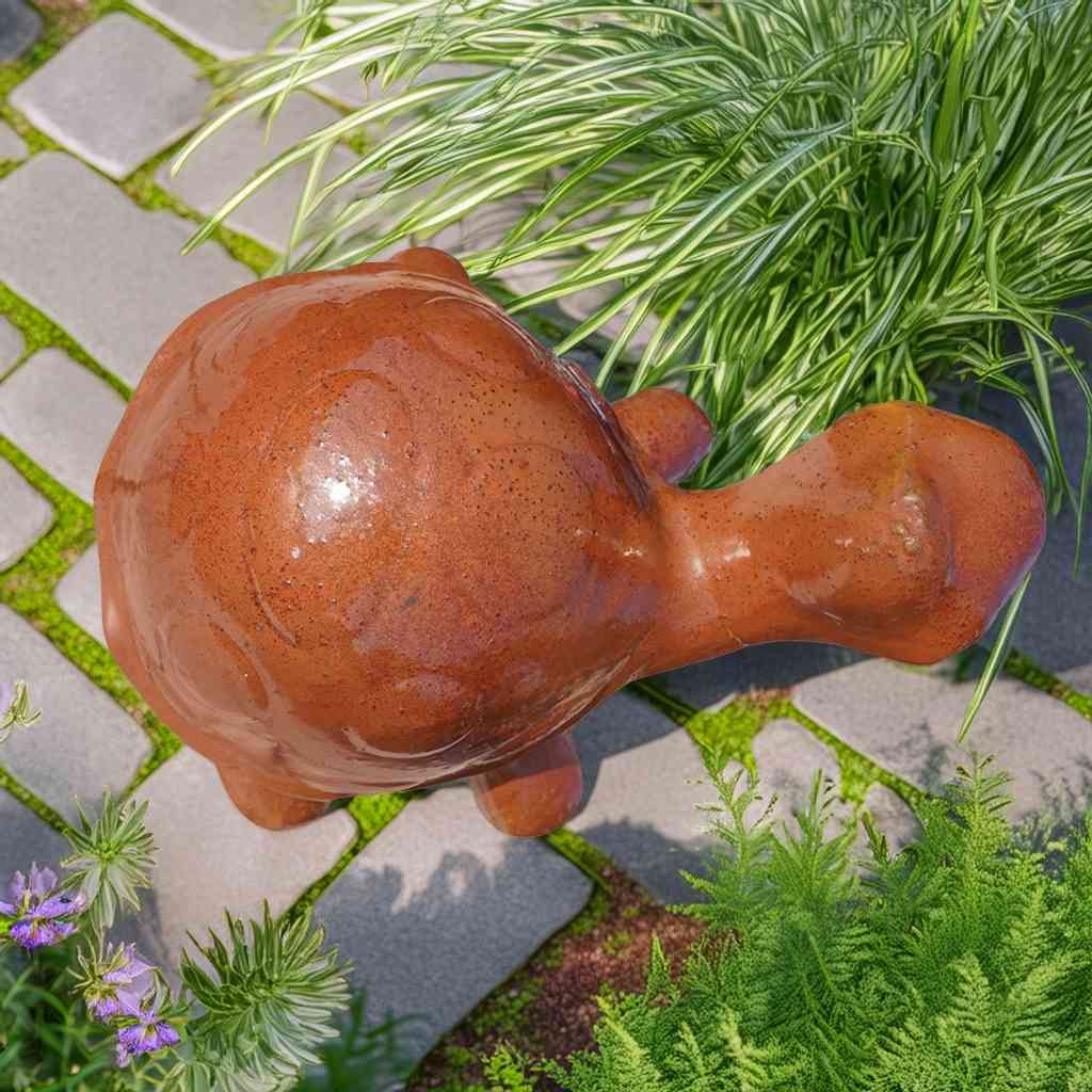 5170A Ceramic Garden Turtle Statue - 1 pc.