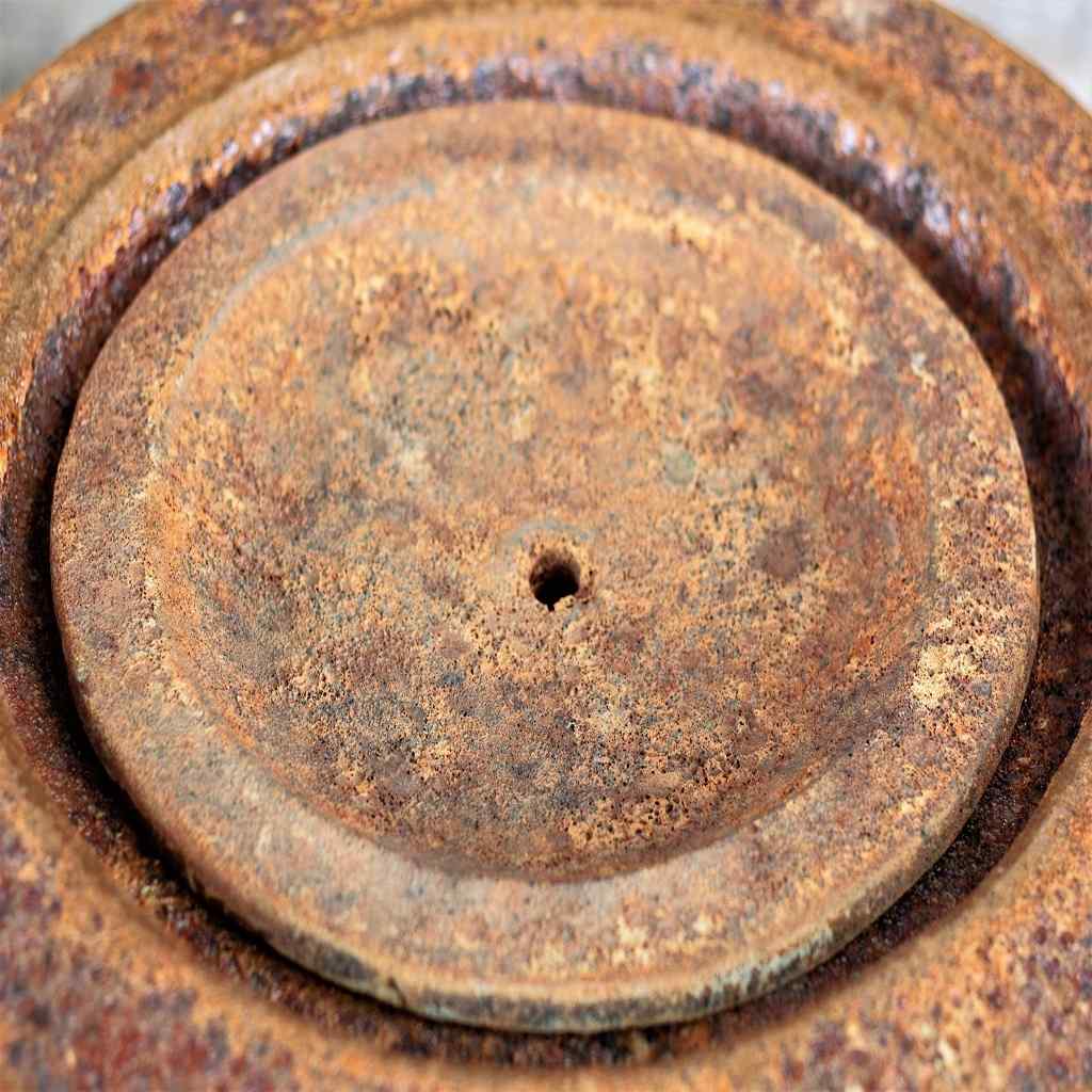 top view of ceramic water fountain