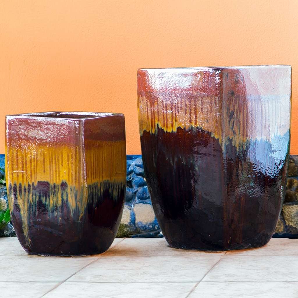 8107 Tall Cube Planter - Set of 2