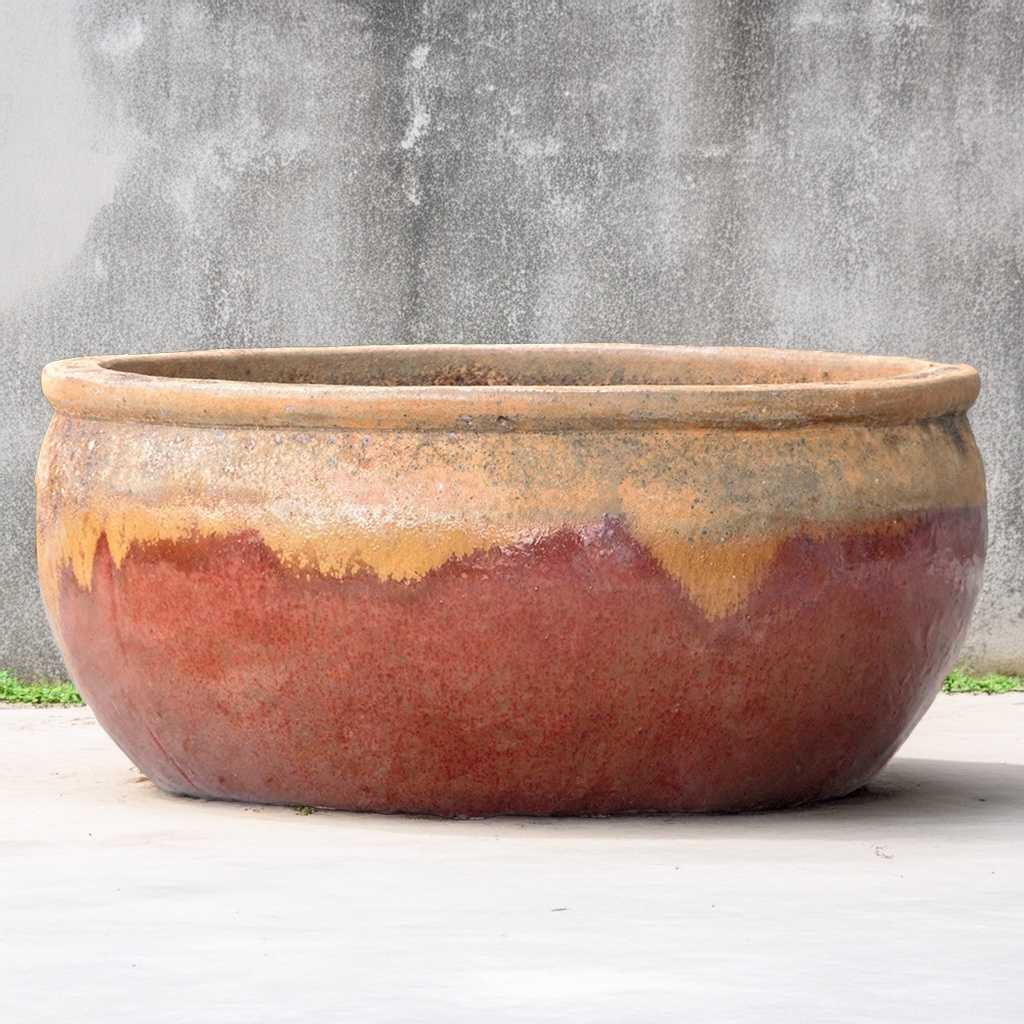 8358 Wide-Rim Low Bowl Pot Set - Set of 3