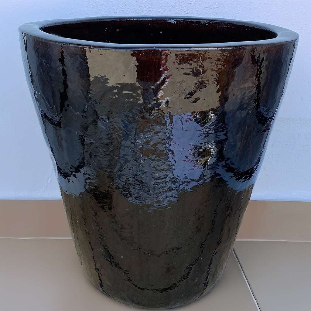 8619 Wide Mouth Tapered Cylinder Pot - Set of 2
