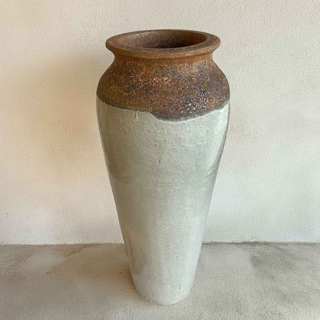 8644 Rimmed Tall Ceramic Vase - 1 Piece