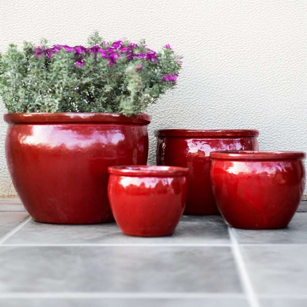 8947 Round Planter - Set of 4