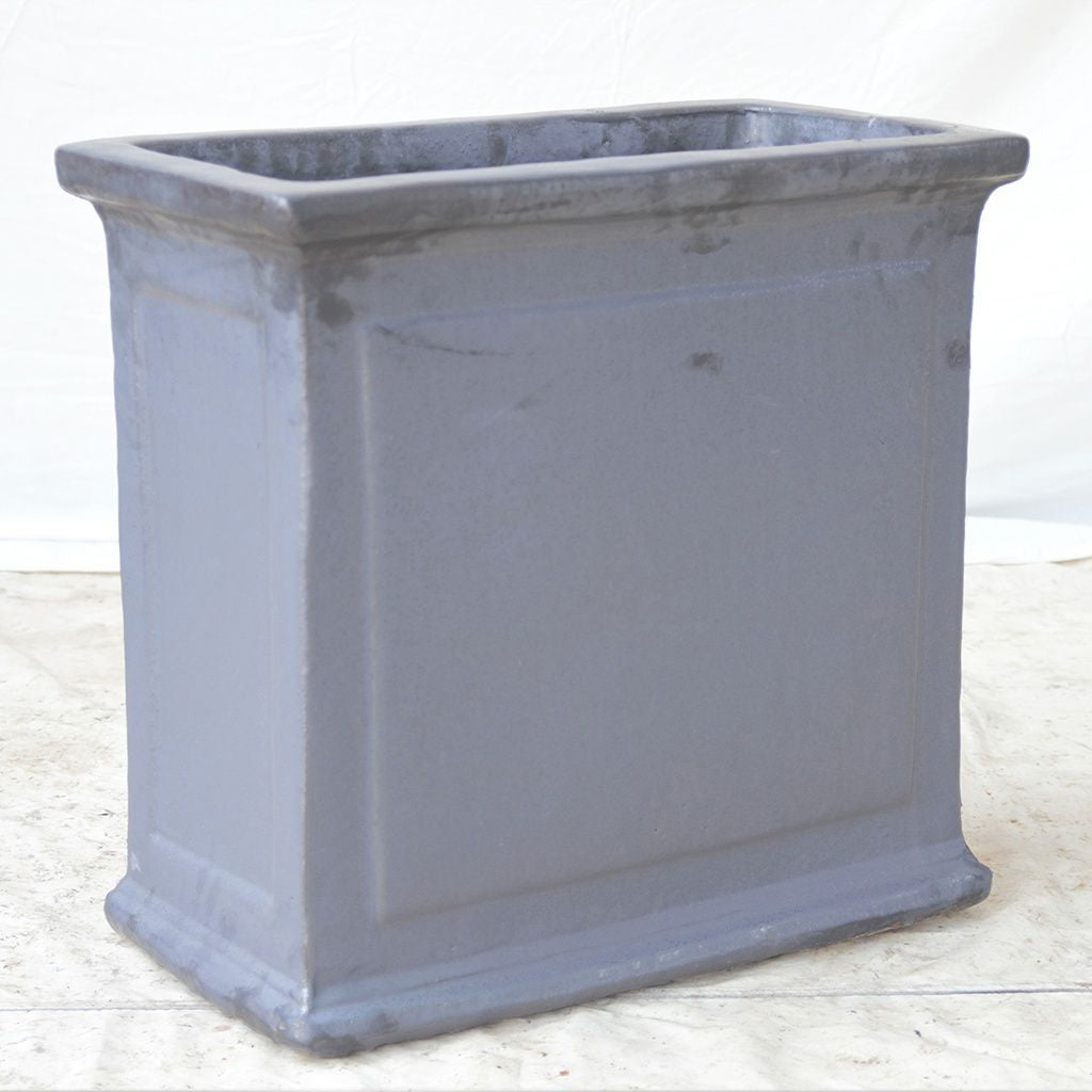 8966 Classic Rectangular Ceramic Planter - 1 pc.