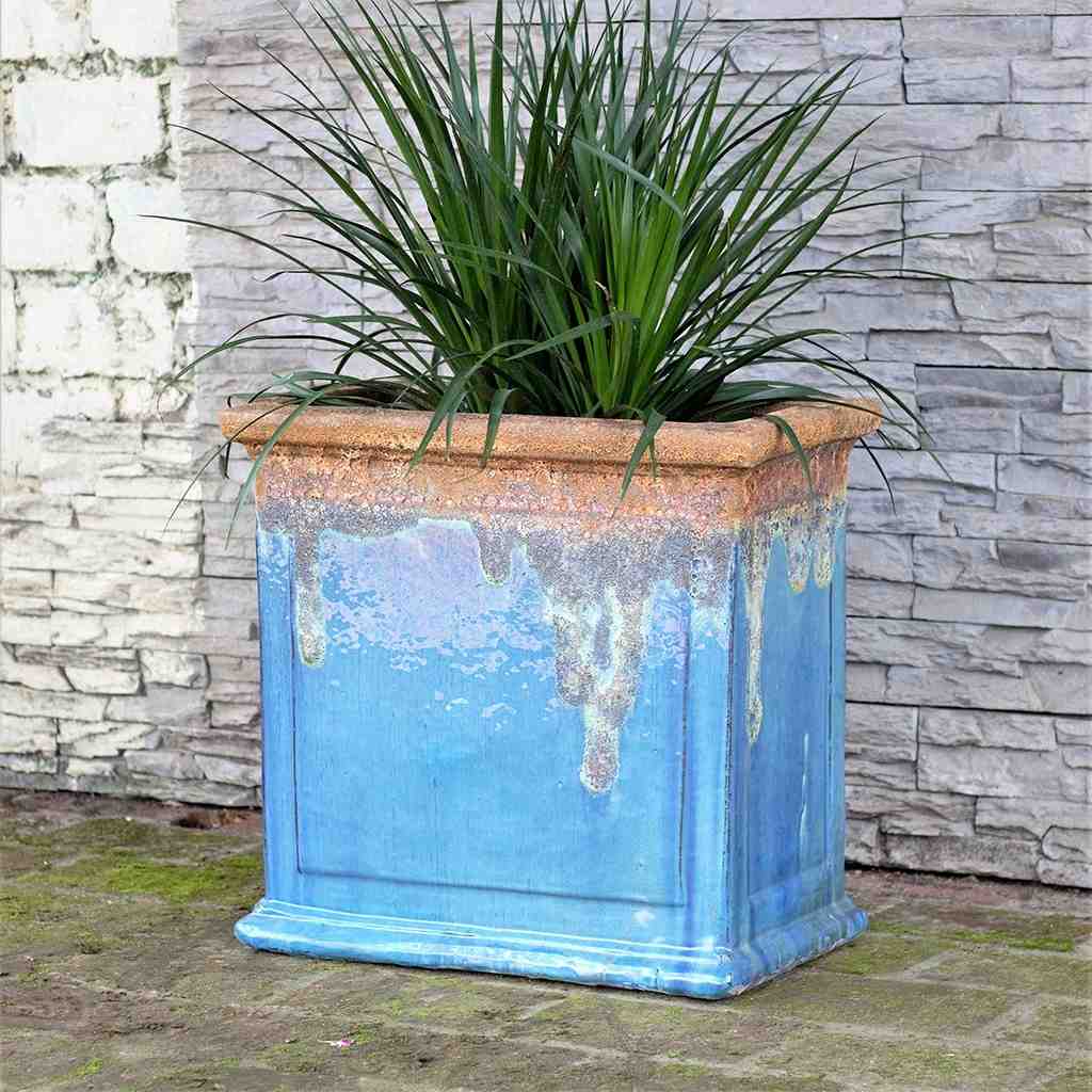 8966 Classic Rectangular Ceramic Planter - 1 pc.
