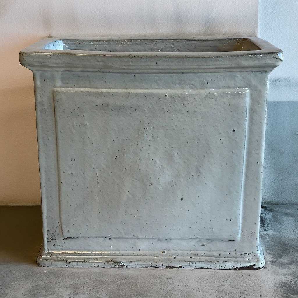 8966 Classic Rectangular Ceramic Planter - 1 pc.