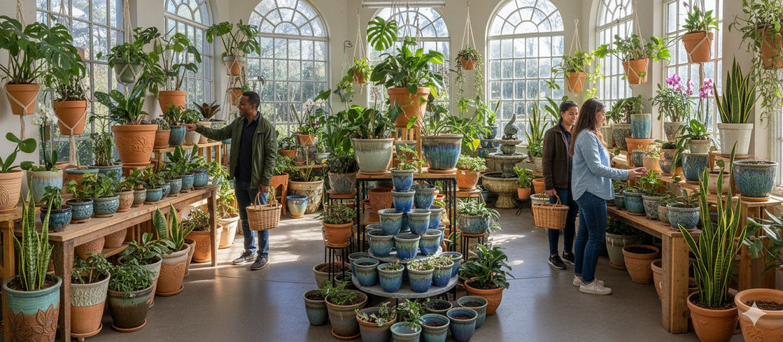 How to Arrange Ceramic Plant Pot Displays That Attract Customers
