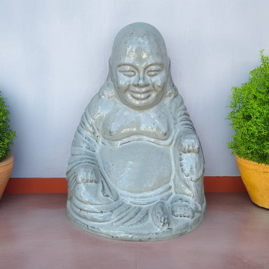 5051 Glossy Ceramic Buddha Statue - 1 Piece