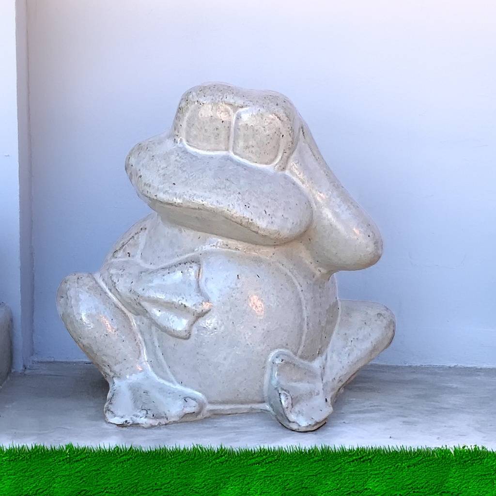 5155 Ceramic Frog Garden Decor