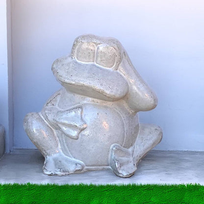 5155 Ceramic Frog Garden Decor