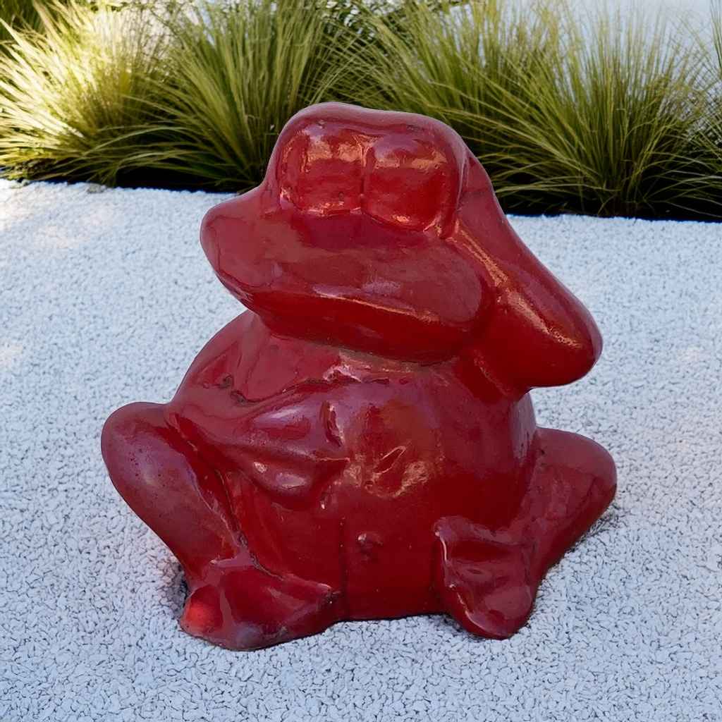 5155 Ceramic Frog Garden Decor
