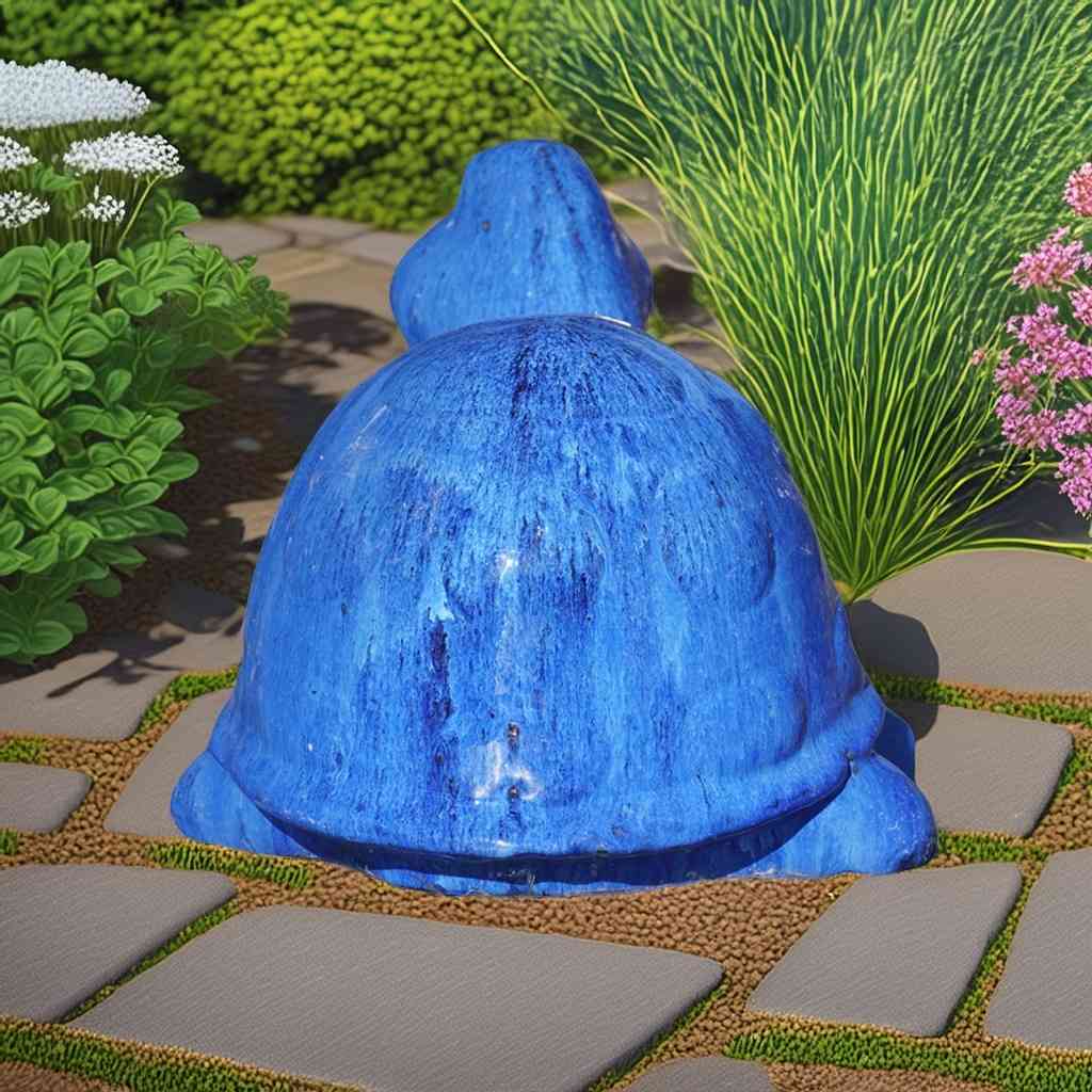 5170A Ceramic Garden Turtle Statue - 1 pc.