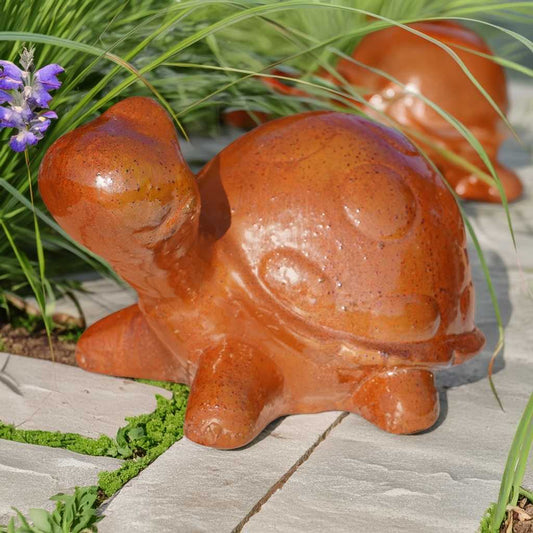 5170A Ceramic Garden Turtle Statue - 1 pc.