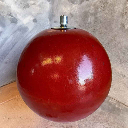 5225 Glazed Ceramic Garden Oil Lamp Ball - 1 pc.