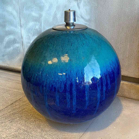 5224 Ceramic Garden Ball Oil Lamp - 1 pc.