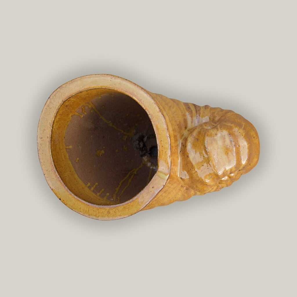 5230 Ridged Seashell Jar Planter - Set of 2