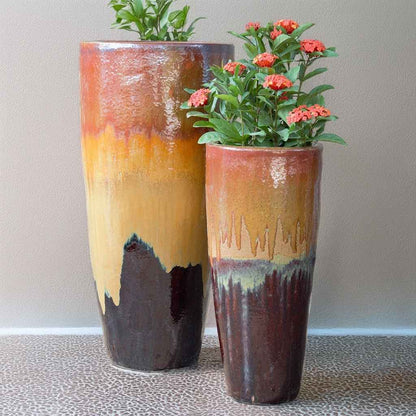 8123 Tall Slim Tapered Planters - Set of 2