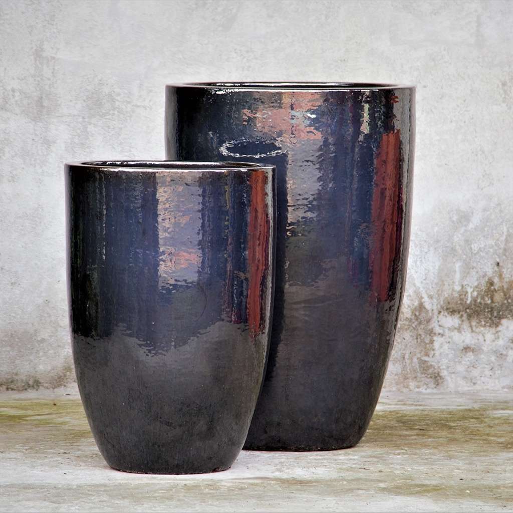 Wholesale Tapered Tall Cylinder Planter Set (2pcs)