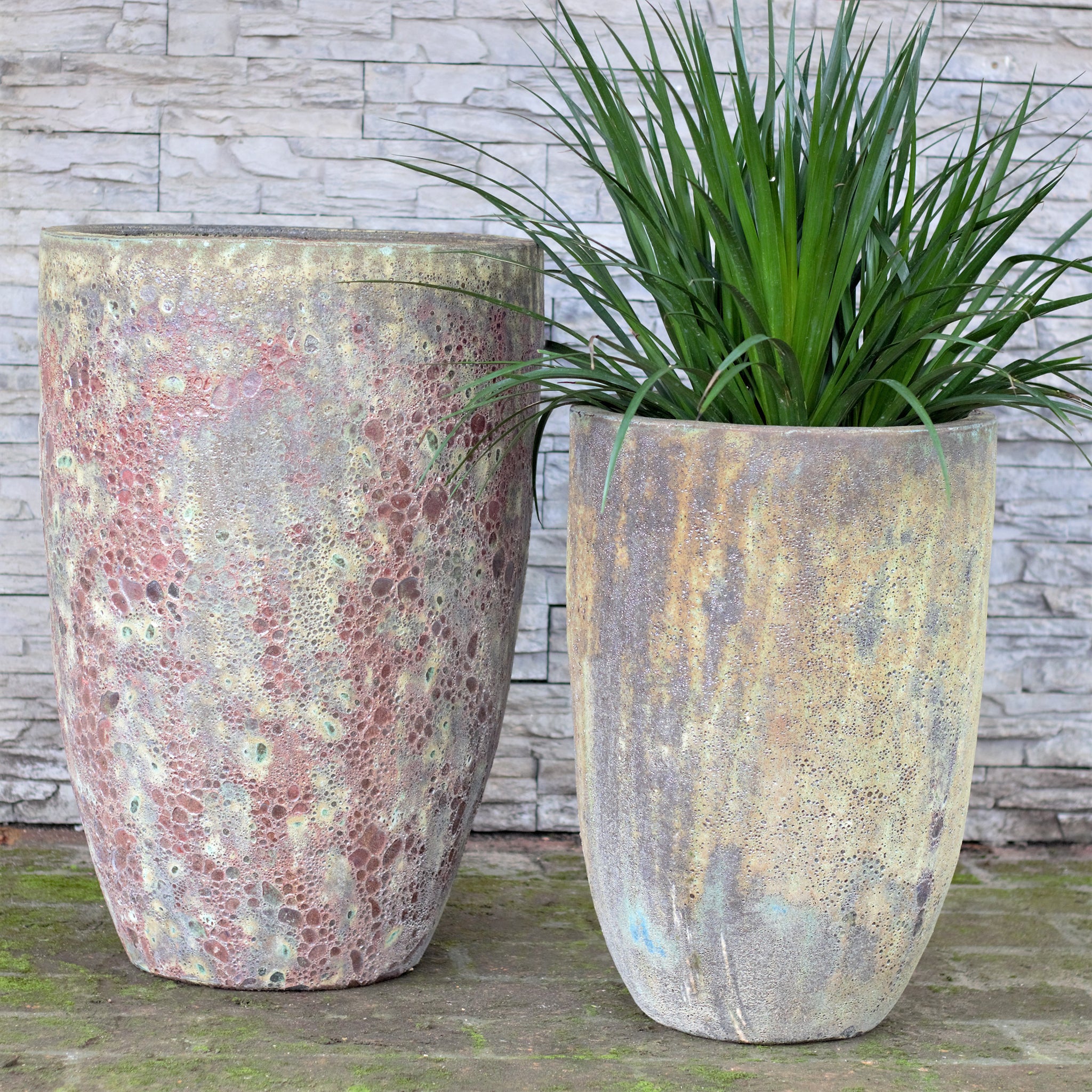 Wholesale Tapered Tall Cylinder Planter Set (2pcs) | TT Pottery
