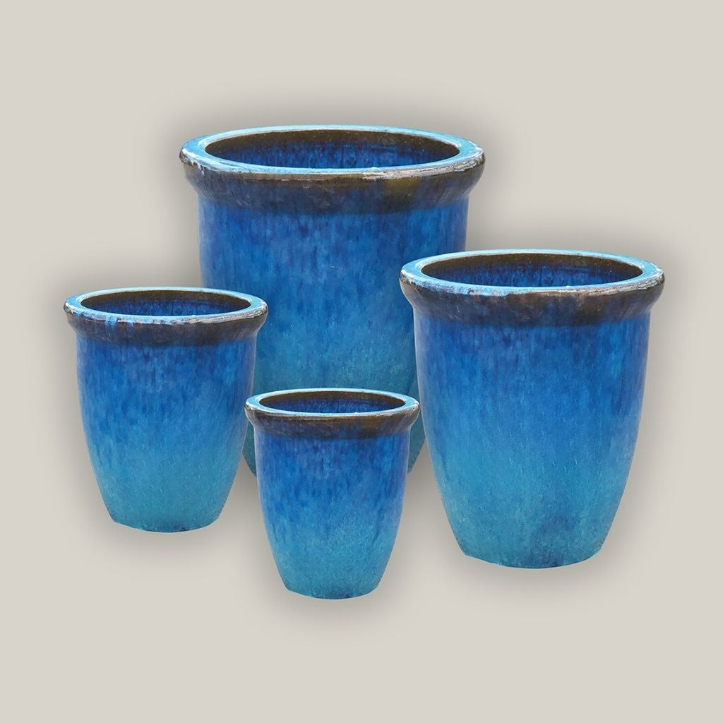 8401  Tall Flared-rim Cylinder Planter - Set of 4