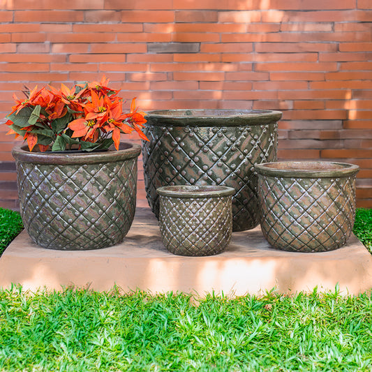 8538 Diamond Lattice Planter Set