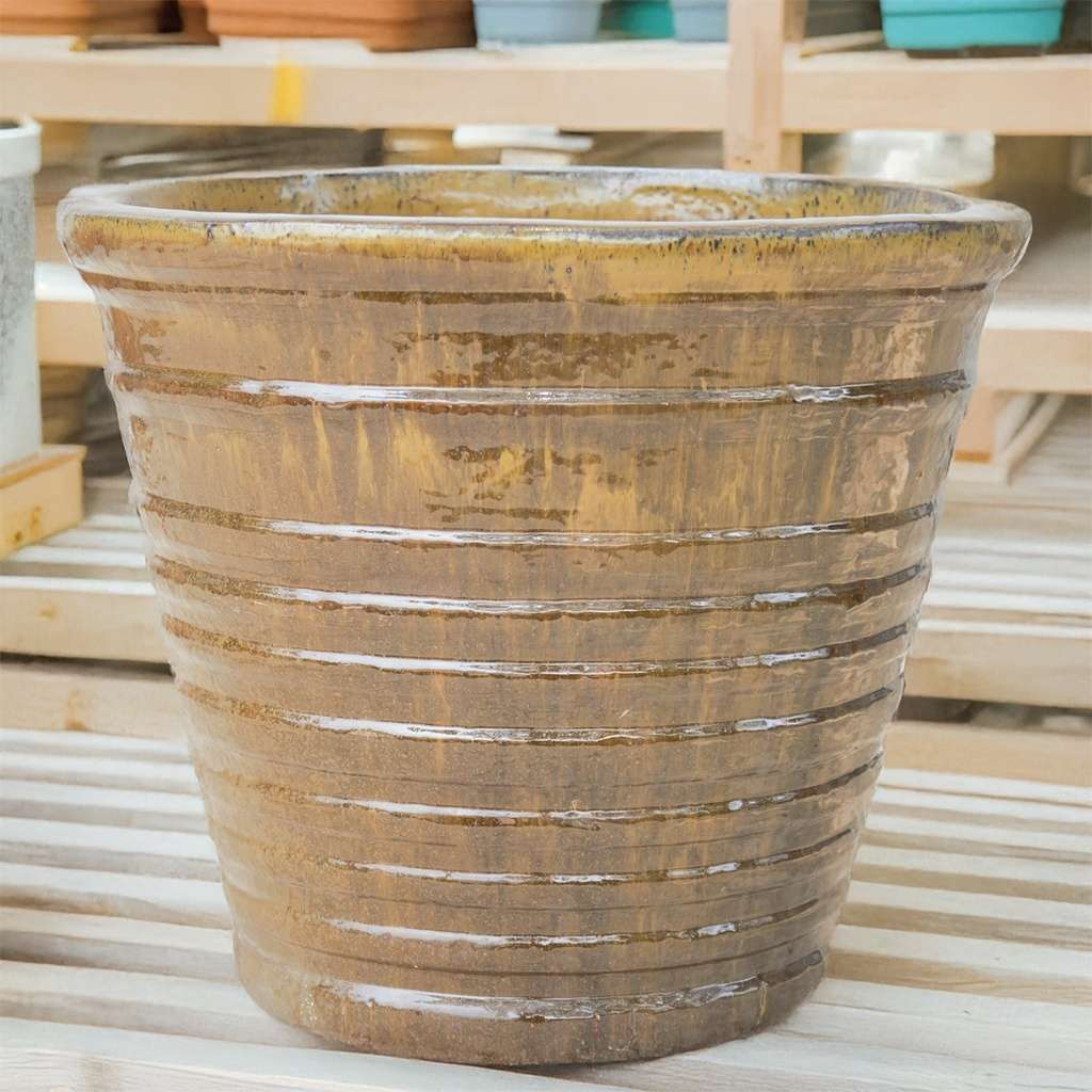 8541 Banded Round Planter Set