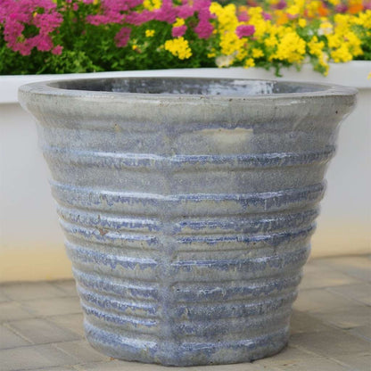 8541 Banded Round Planter Set