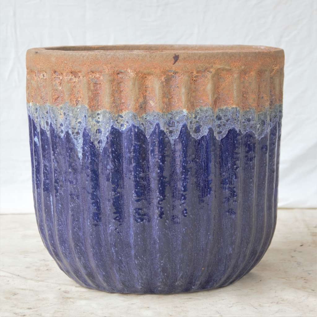 8545 Fluted Cylinder Planter Set