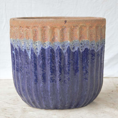 8545 Fluted Cylinder Planter Set