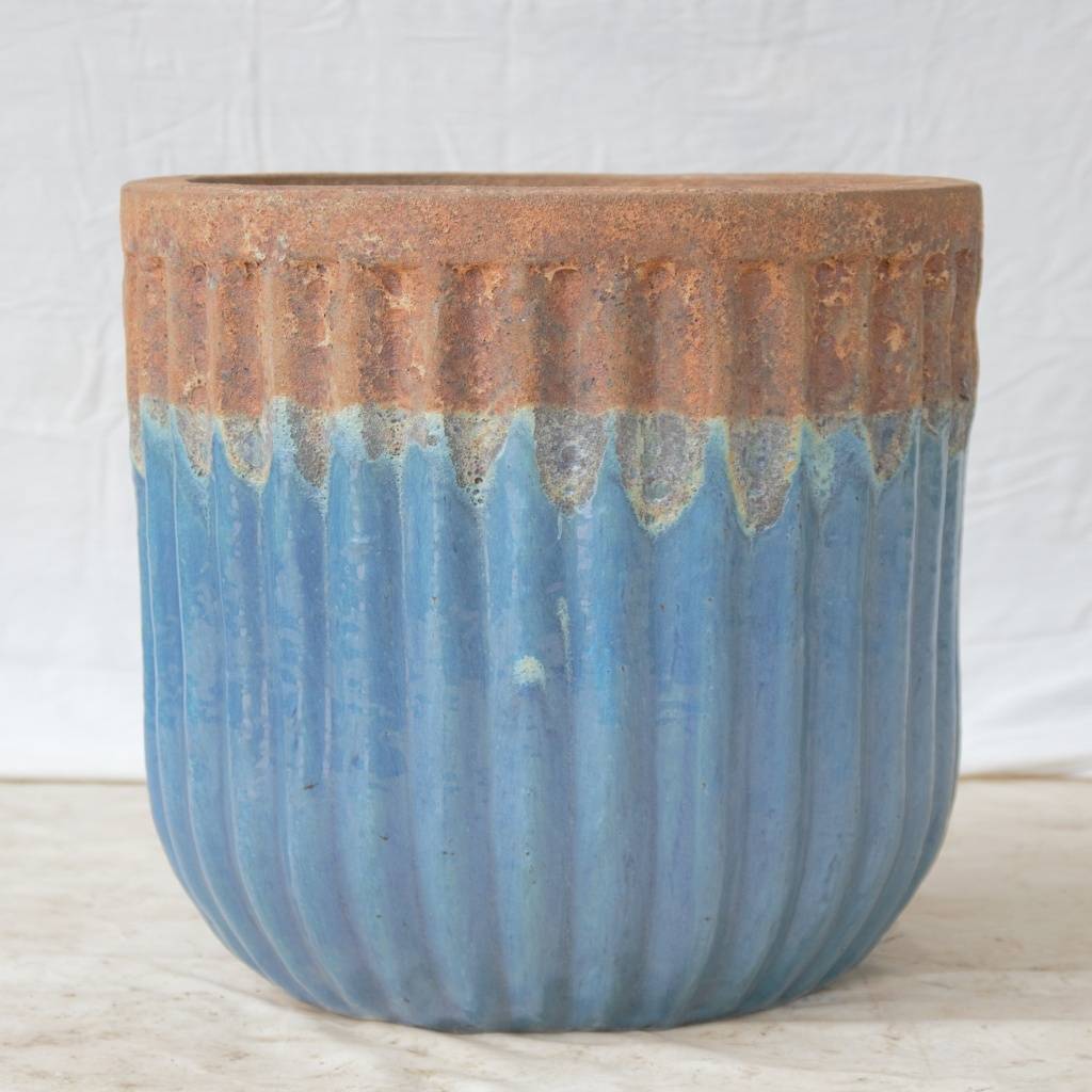 8545 Fluted Cylinder Planter Set