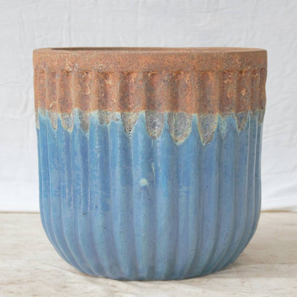 8545 Fluted Cylinder Planter Set