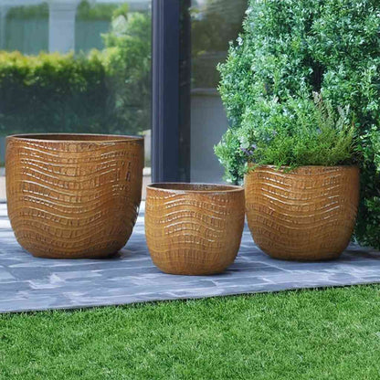 8552 Ripple Wave Planter Set