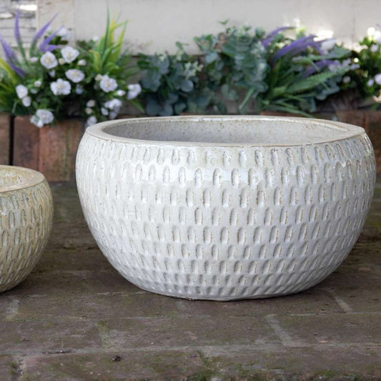 8562 Dotted Bowl Planter Set