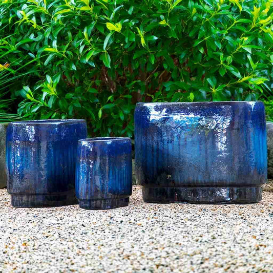 8604 Oval Drip Rim Planter Set