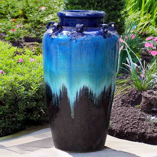 8616 Ornamental Ring Accent Vase Planter