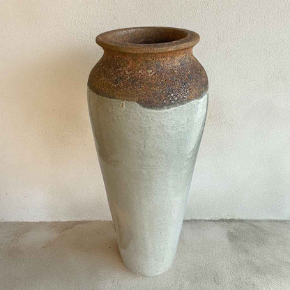 8644 Rimmed Tall Ceramic Vase - 1 Piece