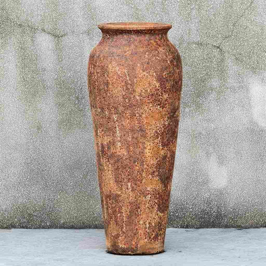 8644 Rimmed Tall Ceramic Vase - 1 Piece