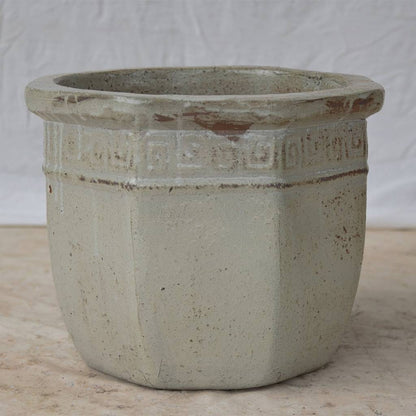 8664 Greek Key Octagon Planter - Set of 3