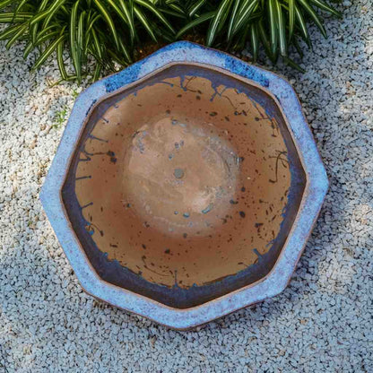 8664 Greek Key Octagon Planter - Set of 3