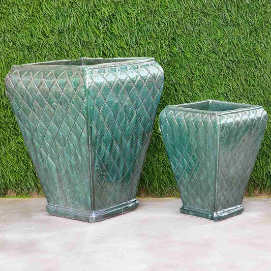 8830 Diamond Relief Tall Planter