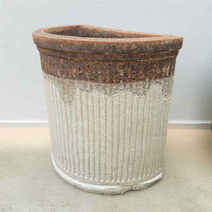 semi circle pot planter 8837 Corner Wall Planter (Half Circle) - 1 Piece