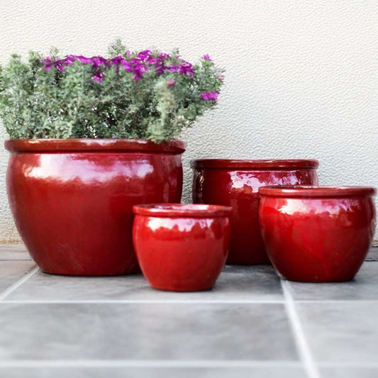 8947 Round Planter - Set of 4