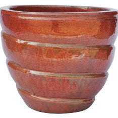 fleur de lis plant pots Wholesale Glossy Fleur-de-Lis Flower Pot Set