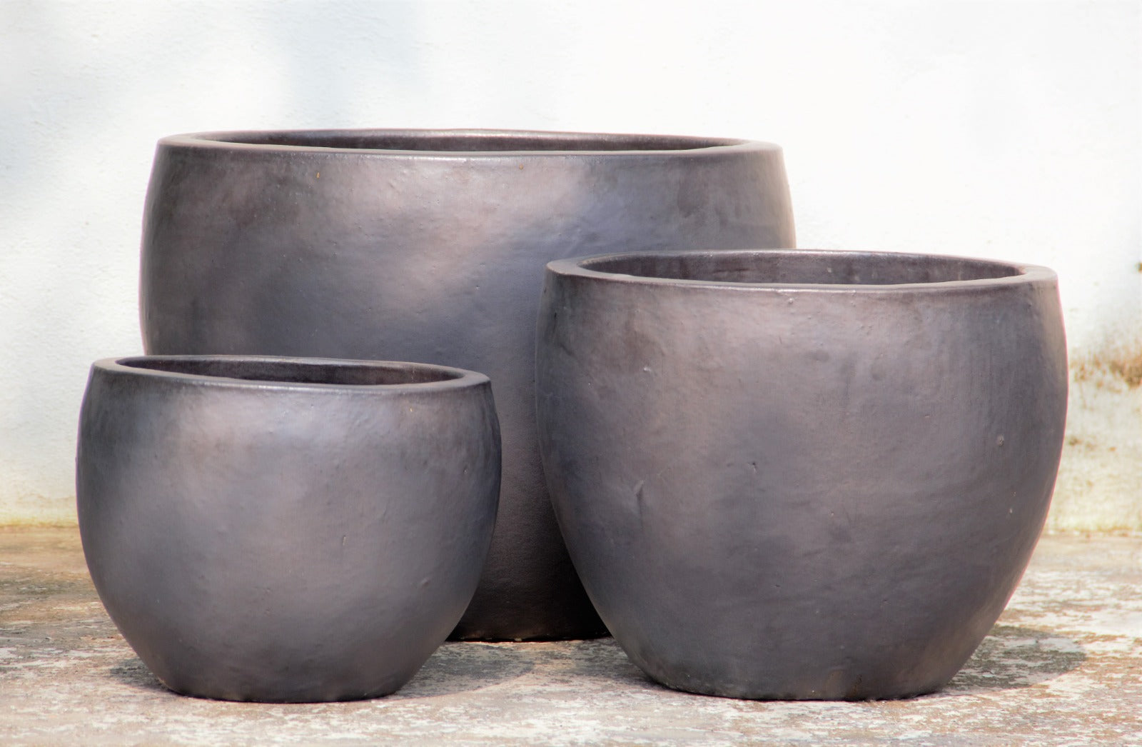 black bubble plant pot Wholesale Bubble Planter (Set of 3)